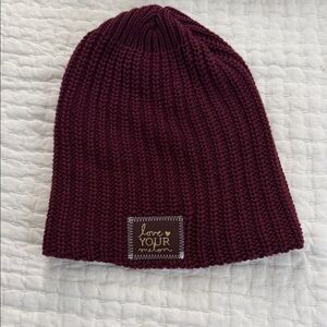 Love Your Melon Knit Beanie - Burgundy